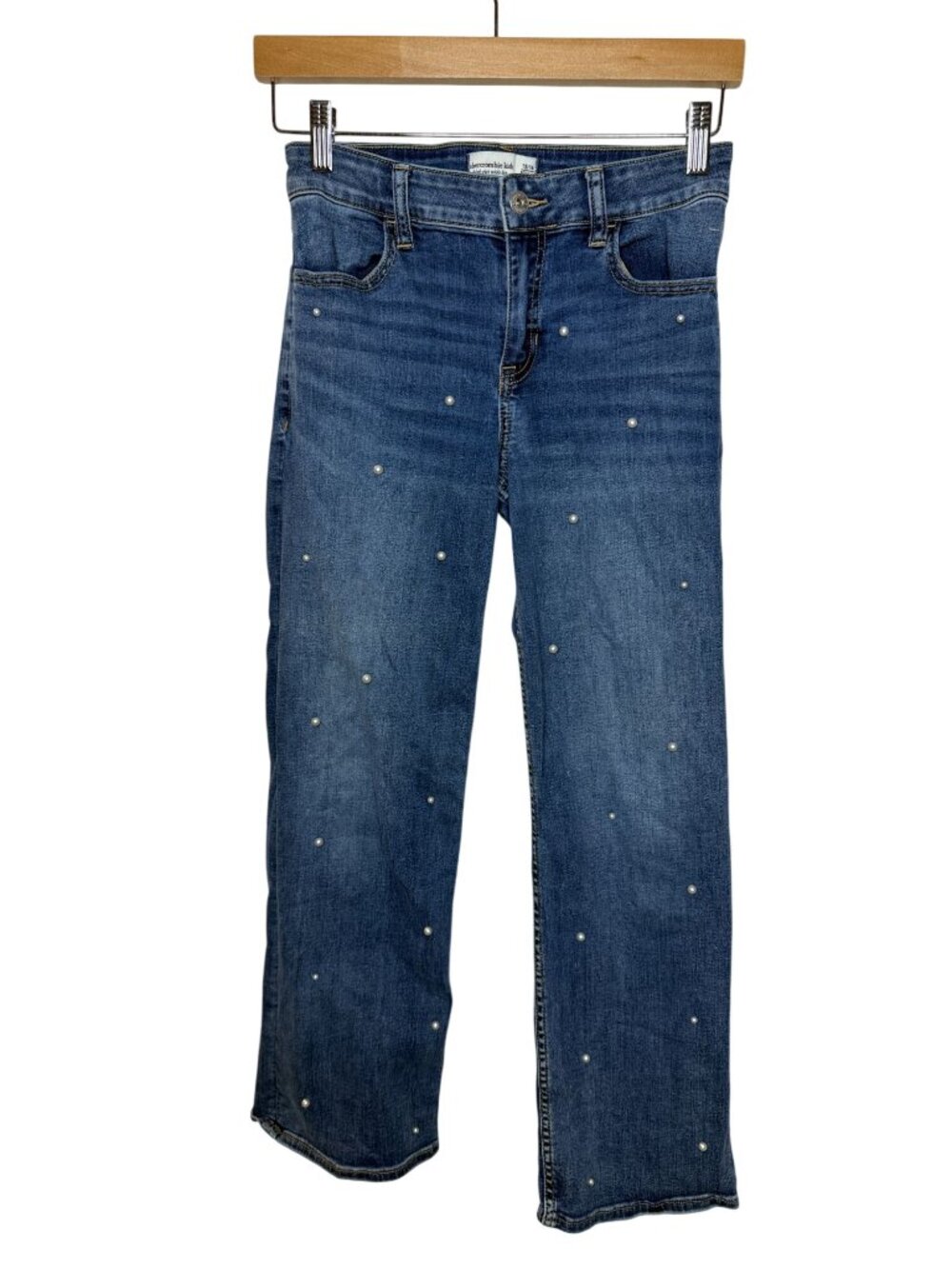 Abercrombie Kids Pearl High Rise Wide Leg Jeans 13/14